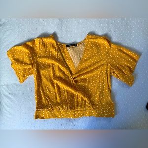 Abercrombie and Fitch cropped blouse with wrap